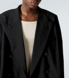 Dries Van Noten Embellished double-breasted wool blazer