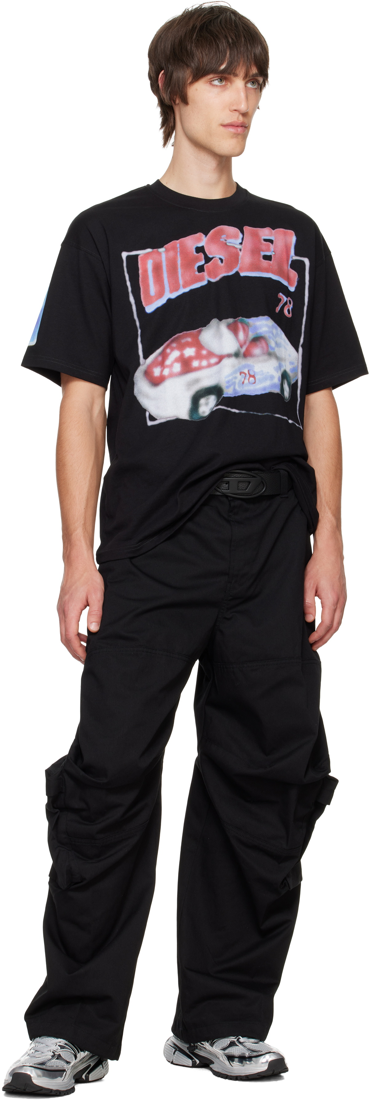 【DIESEL】T-Boxt-Q17 Amazon.com: T-BOXT-Q17 T-shirt with car print : Clothing