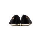 Charlotte Olympia Black Velvet Nocturnal Loafers