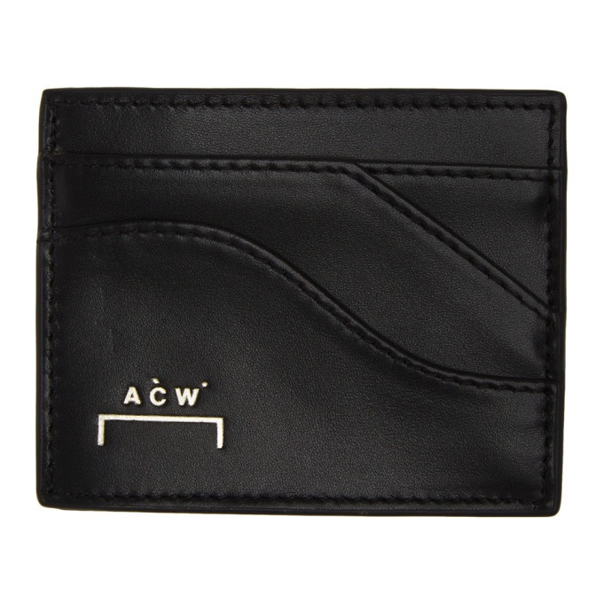 Photo: A-Cold-Wall* Black Curved Zip Card Holder