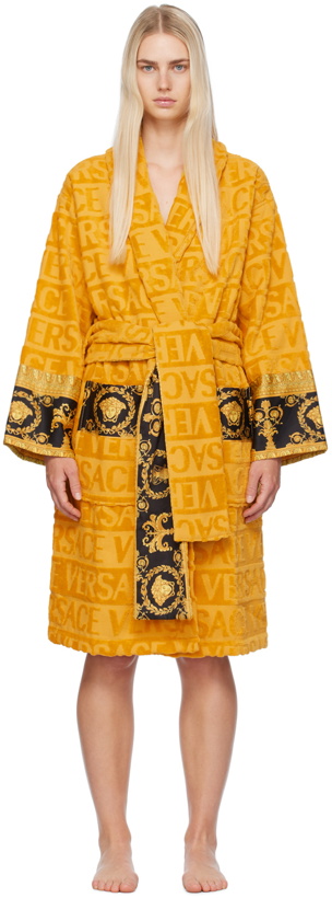Photo: Versace Underwear Yellow 'I Heart Baroque' Robe