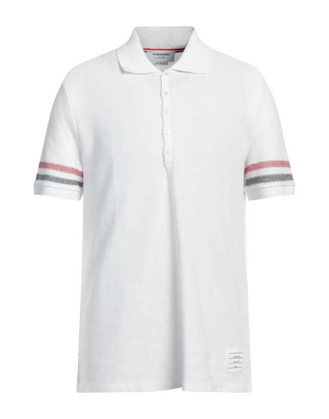 Photo: Thom Browne Mens Polo shirt in White