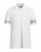 Thom Browne Mens Polo shirt in White