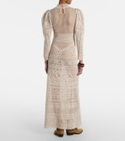 Isabel Marant Dione open-knit maxi dress