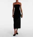 Tove Sabella velvet midi dress