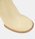 Jacquemus Les Bottines Rond Carré leather ankle boots