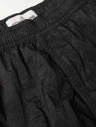 Stone Island - Straight-Leg Logo-Appliquéd Nylon Metal Cargo Shorts - Black