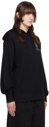 Yohji Yamamoto Black Embroidered Hoodie