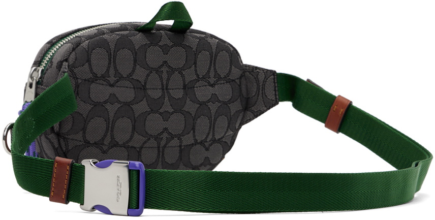 バッグ Coach Signature Accessory Pouch Green Coach コレクション Signature Accessory Pouch Green COACH Pouch Bag