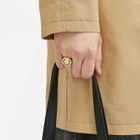 Fred Perry Men's Laurel Wreath Signet Ring in Gold