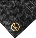 Kingsman - Smythson Panama Cross-Grain Leather Cardholder - Black