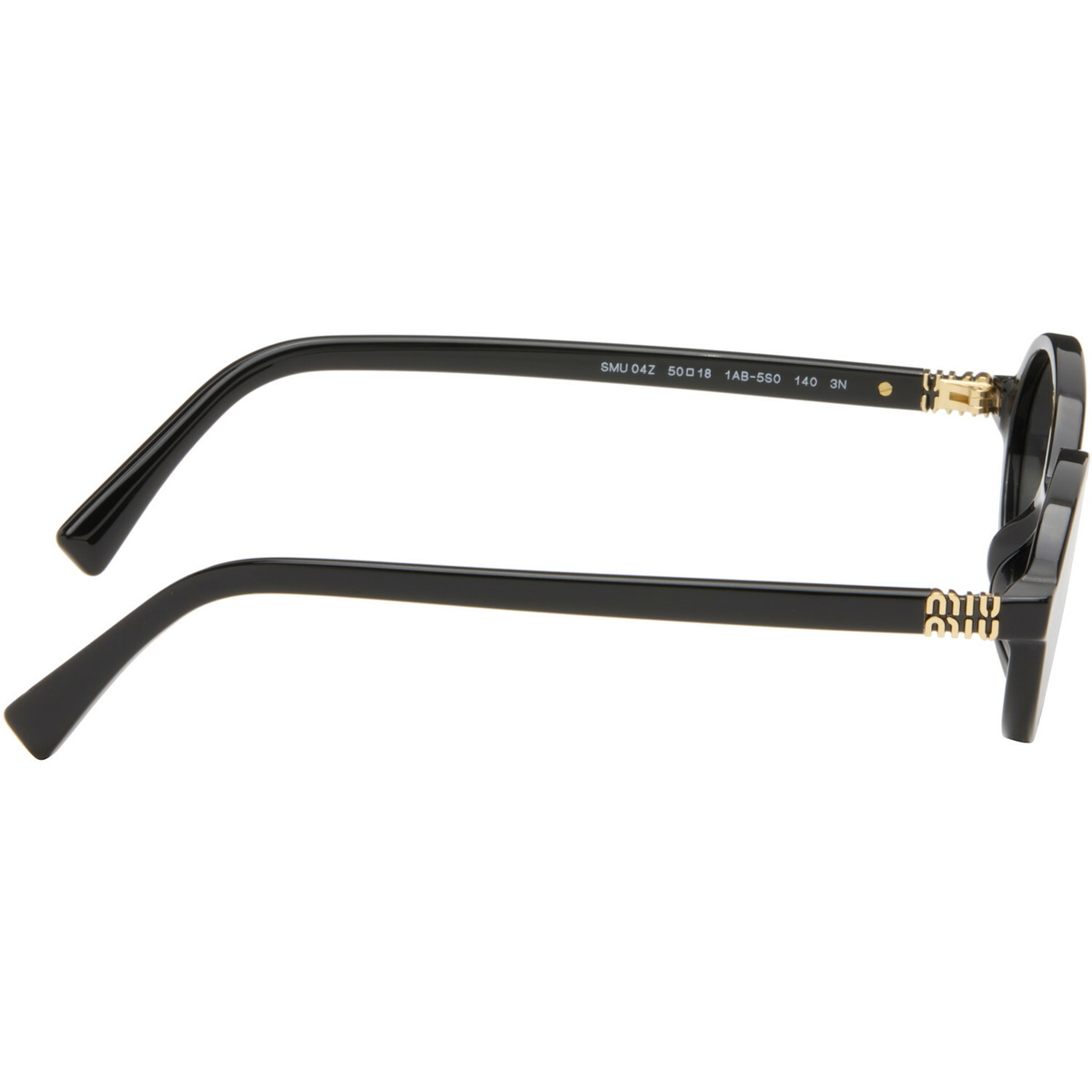 Miu Miu Eyewear Black Miu Regard Sunglasses