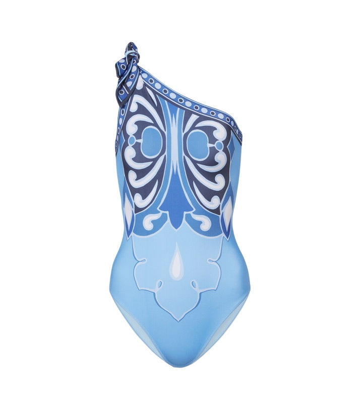 Photo: La DoubleJ Goddess printed swimsuit