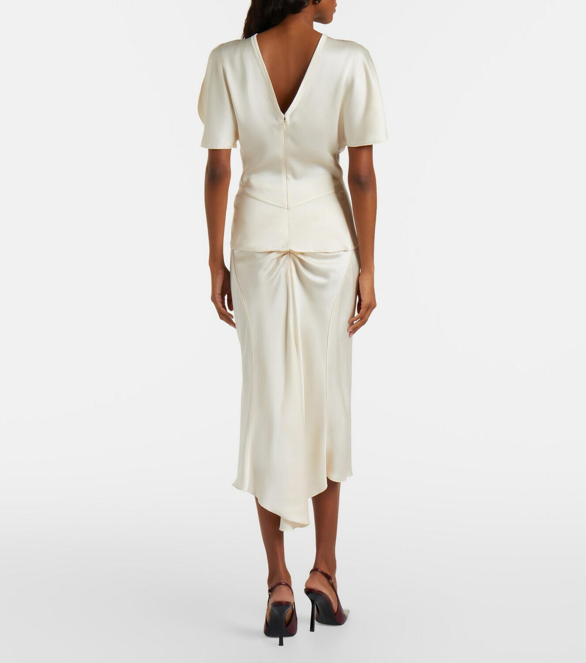 Victoria Beckham Bela midi skirt