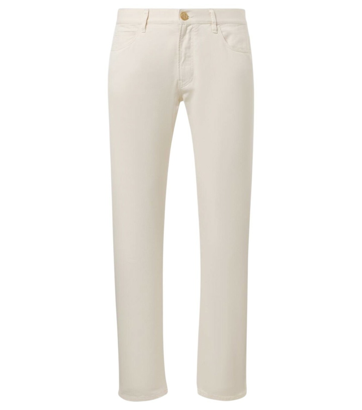 Photo: Giorgio Armani Cotton and silk straight pants