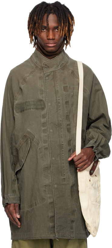 Photo: visvim Khaki Six-Five Fishtail Parka
