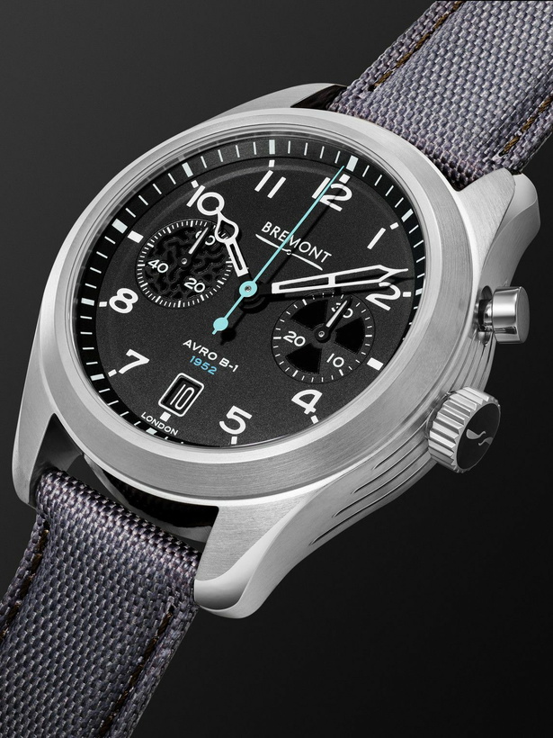 Photo: Bremont - Vulcan Limited Edition Automatic Chronograph 42mm Stainless Steel and Sailcloth Watch, Ref. No. VULCAN-R-S