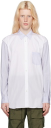 Comme des Garçons Shirt White Striped Shirt