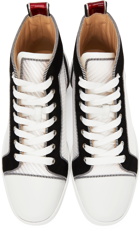Christian Louboutin White & Black Fun Louis Sneakers