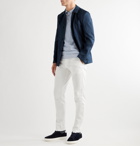 Hugo Boss - Norvil Slim-Fit Cotton and Linen-Blend Field Jacket - Blue