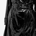 Stand Studio Women's Katharina Faux Trench Coat in Black/Black