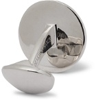 Deakin & Francis - Roulette Wheel Sterling Silver and Enamel Cufflinks - Silver