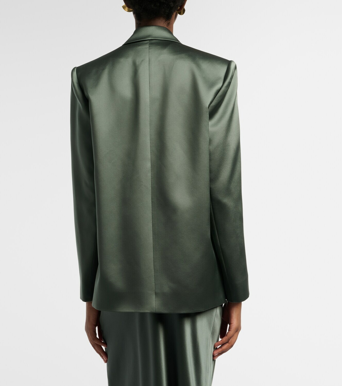 The Sei Double-breasted silk blazer