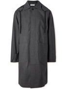 Officine Générale - Archibald Wool-Blend Hooded Trench Coat - Gray