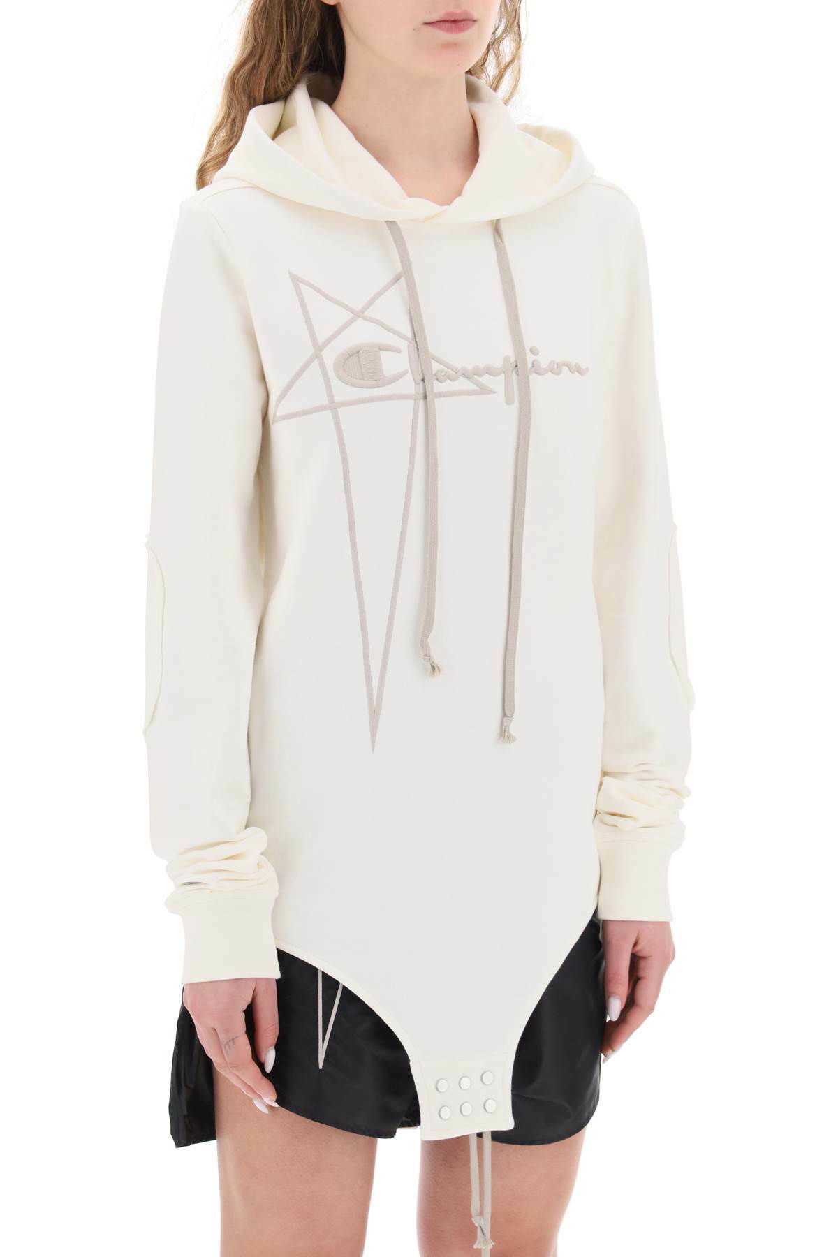 Rick Owens Champion X Hooded Bodysuit Rick Owens