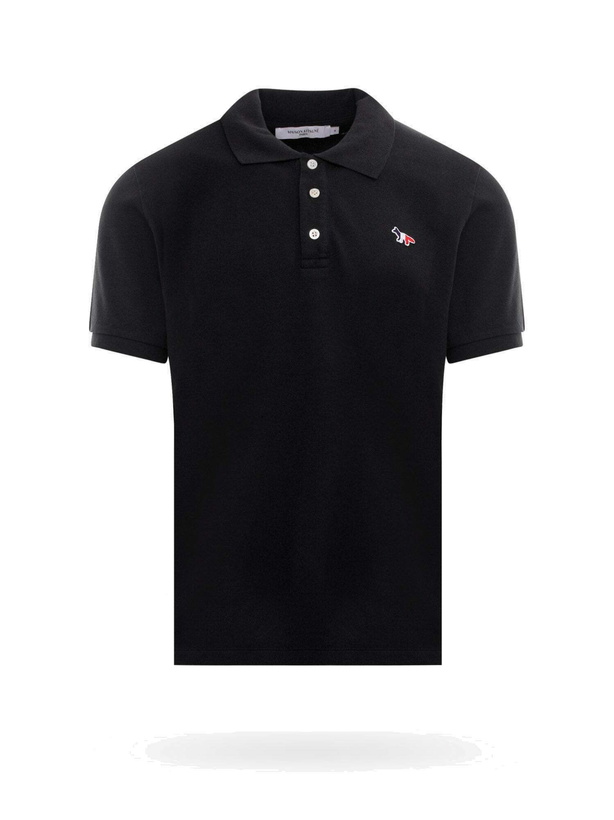 Photo: Maison Kitsune   Polo Shirt Black   Mens