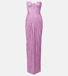 Maria Lucia Hohan Jasleen silk tulle corset gown