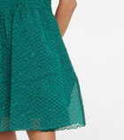 Victoria Victoria Beckham - Silk-blend cloqué minidress