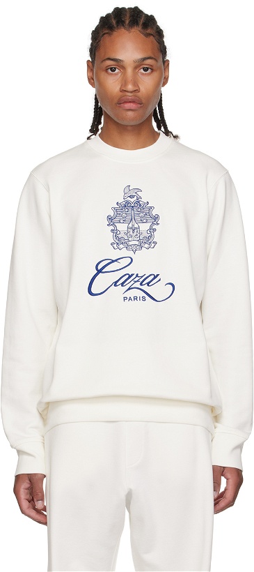 Photo: Casablanca Off-White Embleme De Caza Sweatshirt