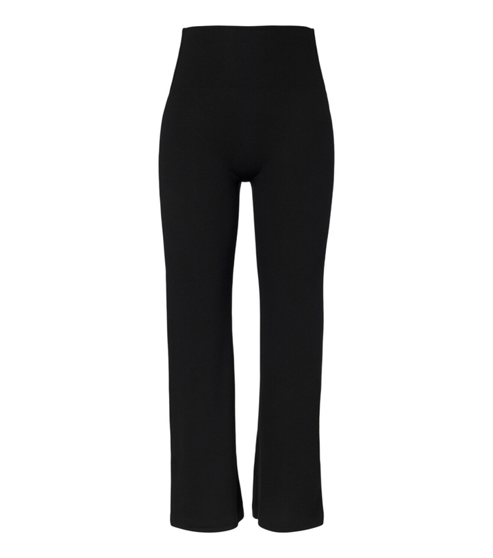 Photo: Leset Lauren cropped jersey flared pants