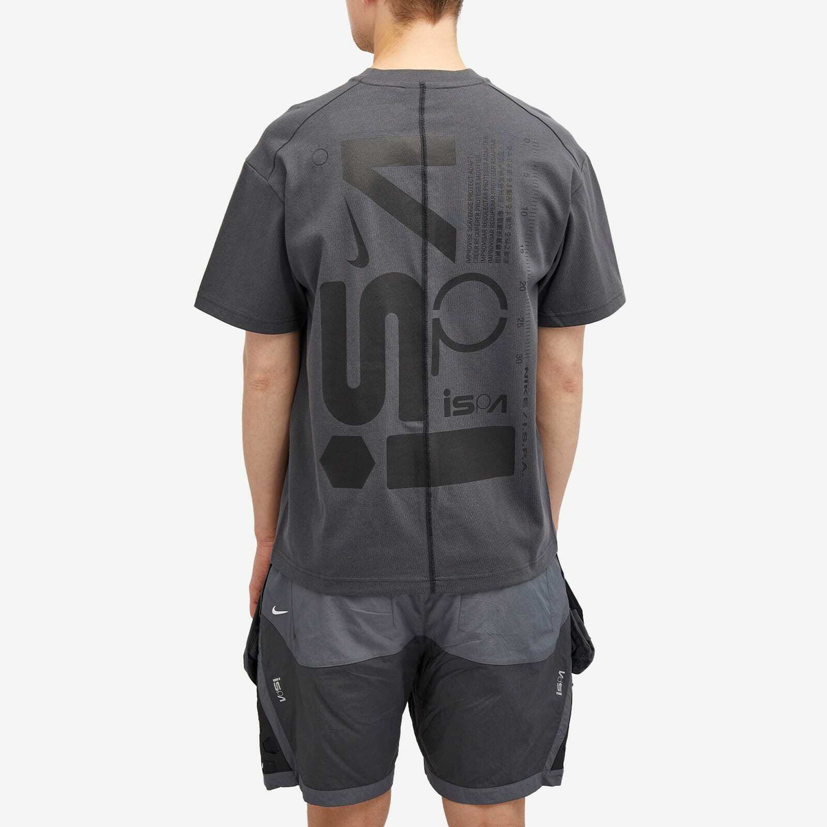Nike Men's ISPA Graphic T-Shirt in Anthracite Nike