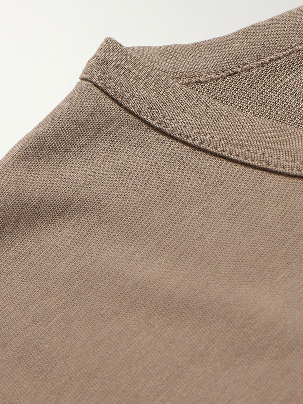 Sunspel - Supima Cotton-Jersey T-Shirt - Brown