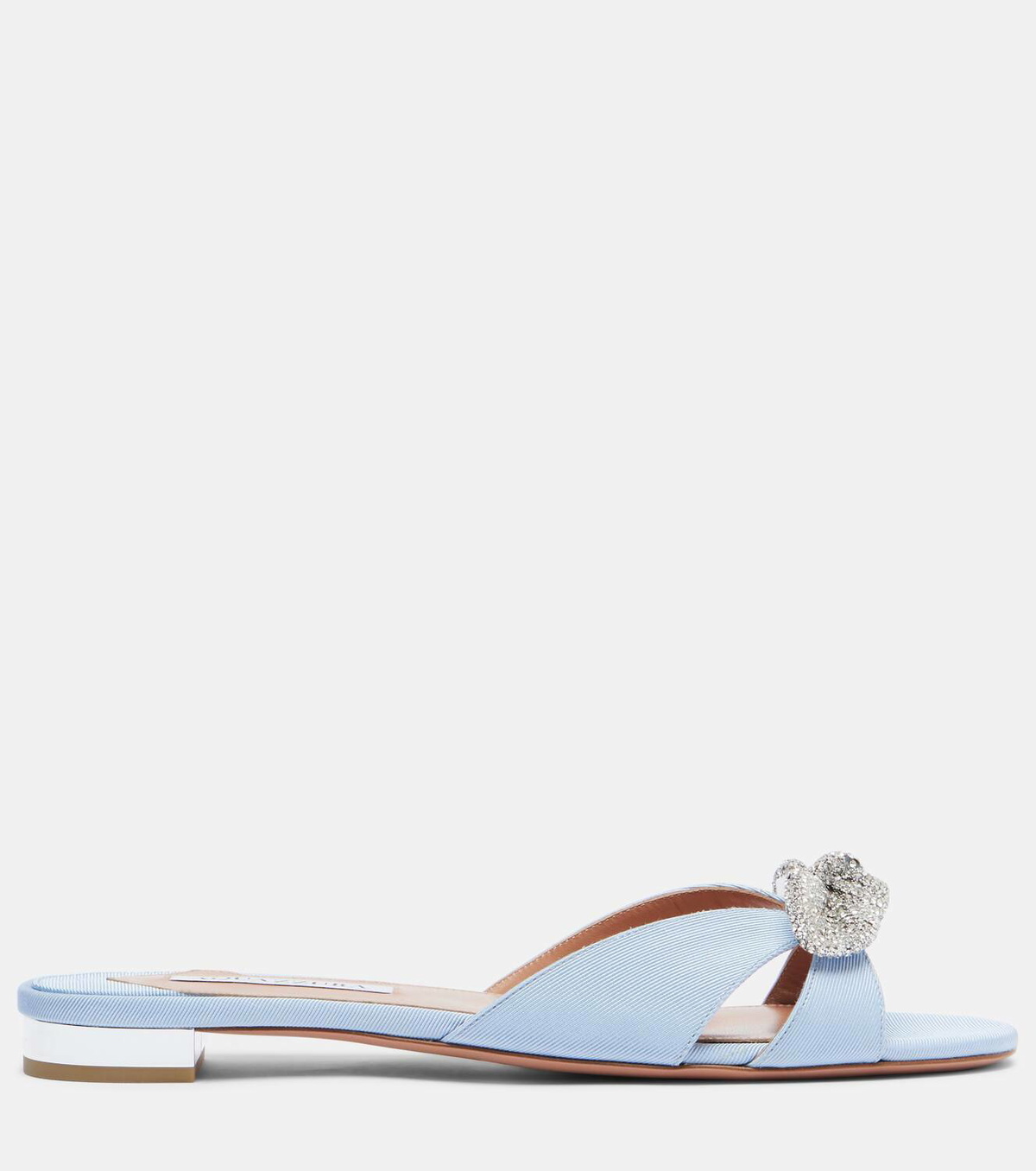 Aquazzura Very Bow Tie embellished flats