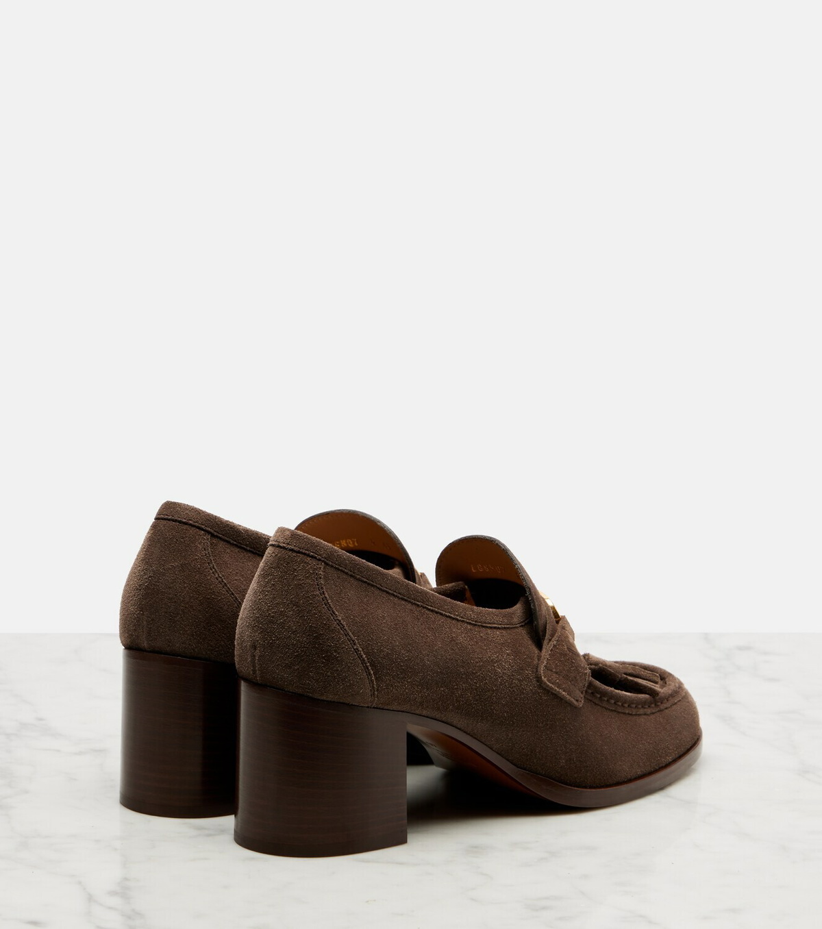 Valentino Garavani VLogo 60 suede loafer pumps