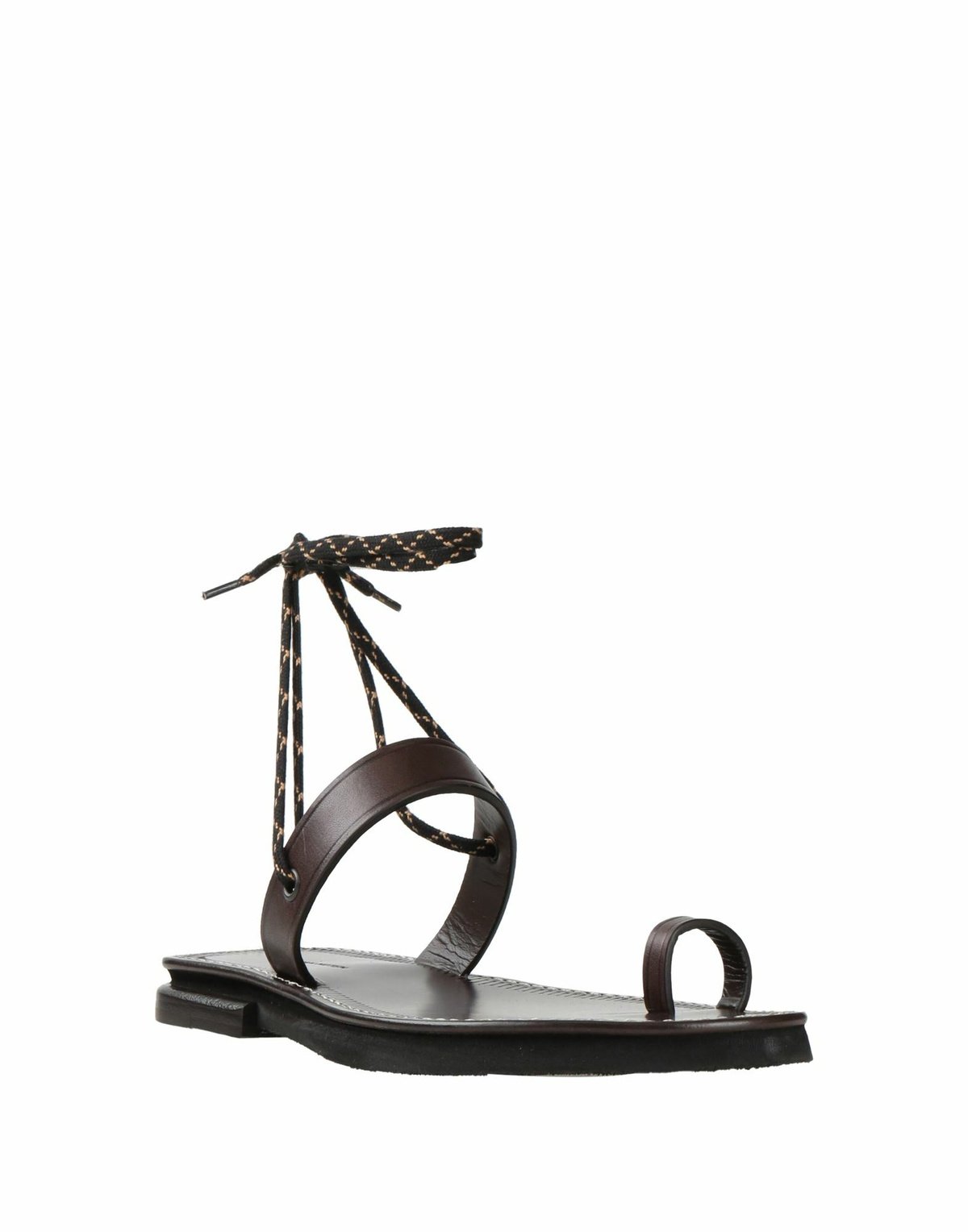 Dries Van Noten Womens Thong sandal Dark in Brown