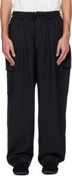 Y-3 Black Sport Uniform UT Straight Leg Cargo Pants