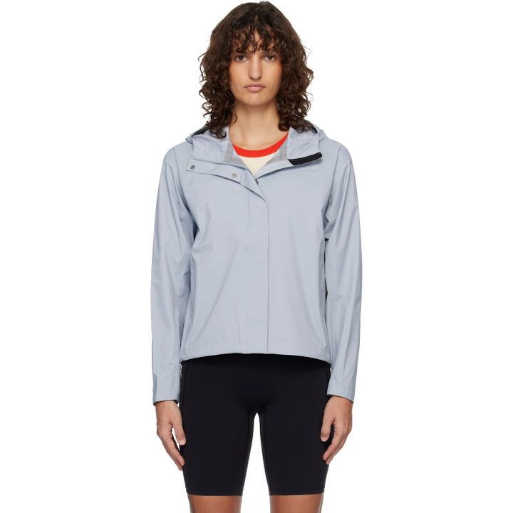 Photo: The North Face Blue Voyage Rain 3L Hooded Jacket