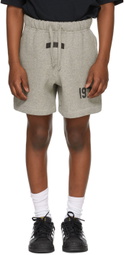 Essentials Kids Grey '1977' Shorts
