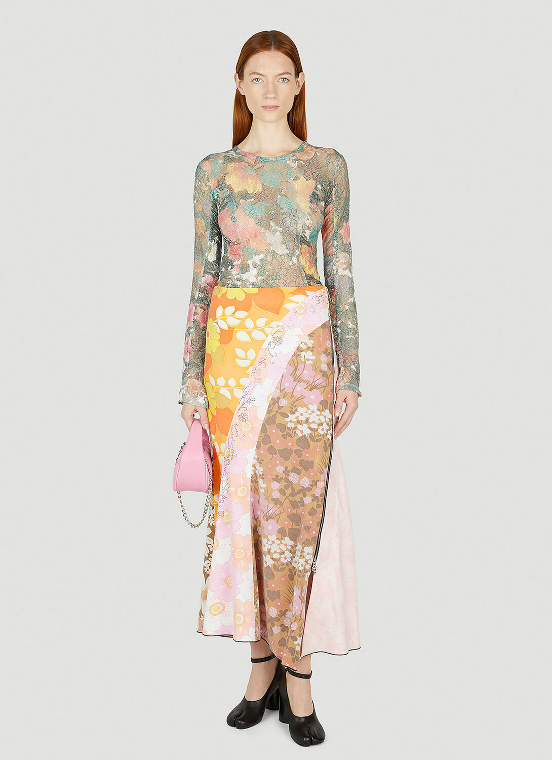 Rave Review Alma Patchwork Skirt
