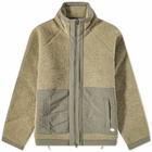 Folk Men's Signal Fleece in Olive Wool