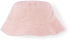 Off-White Kids Pink Logo Bucket Hat