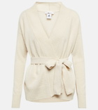 Max Mara - Whisky wool wrap cardigan