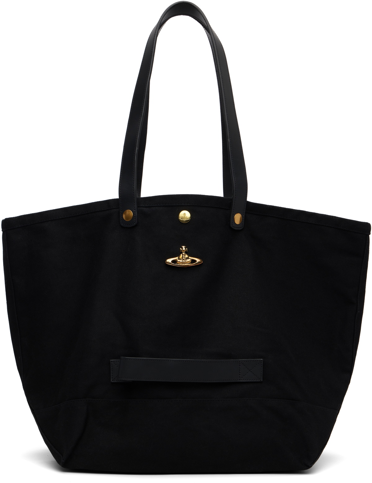 【送料&関税込】Vivienne Westwood Black Top Handle Bag Vivienne Westwood Black Top Handle Bag - Tote Bags - BeyondStyle