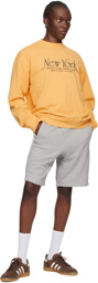 Sporty & Rich Yellow 'NY Health & Wellness Club' Sweatshirt