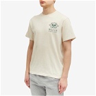 Sporty & Rich Men's NY Racquet Club T-Shirt in Cream/Forest