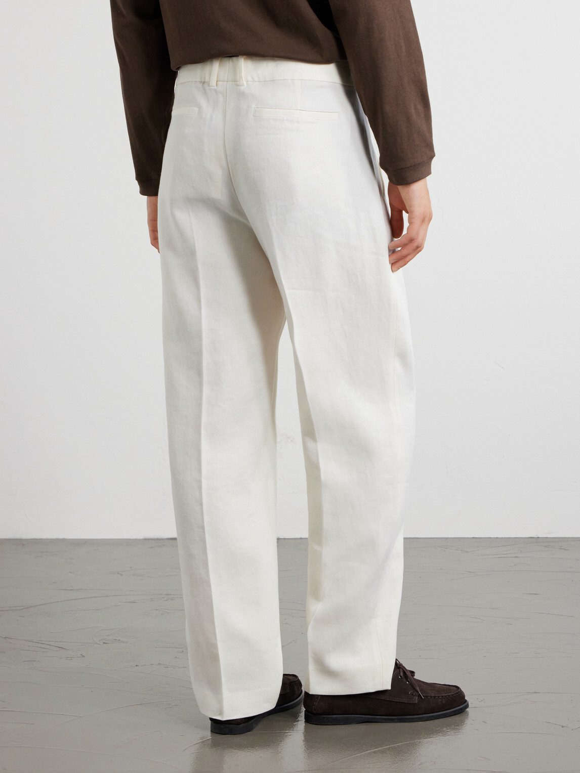 God's True Cashmere - Straight-Leg Linen-Twill Trousers - White